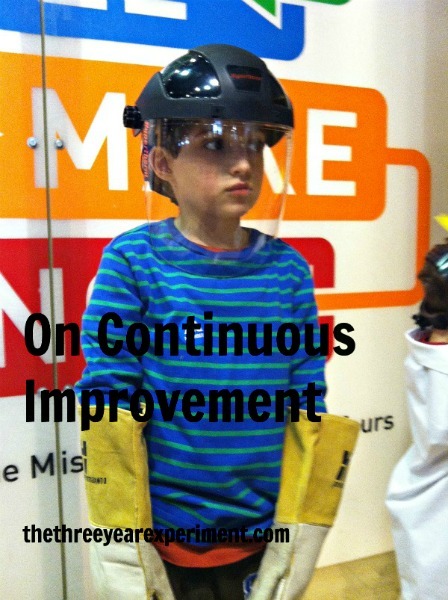 boy in mask--www.thethreeyearexperiment.com