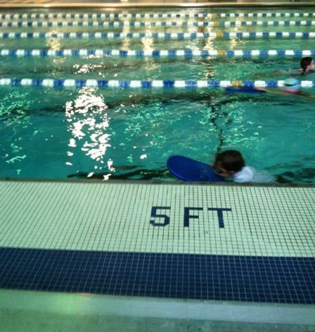 boy swimming never give up--www.thethreeyearexperiment.com