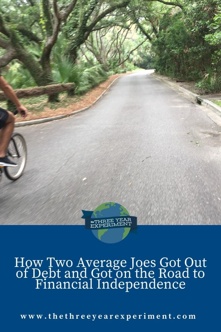 The story of how two average Joes paid off their debt, cleaned up their financial mess, and started to amass some serious net worth. via @lauriethreeyear #debtfree #debtfreecommunity #fi #financialindependence #firecommunity