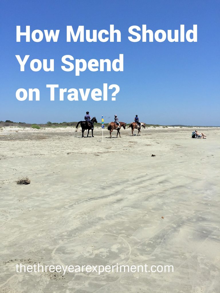 How Much Should You Spend on Travel? --www.thethreeyearexperiment.com