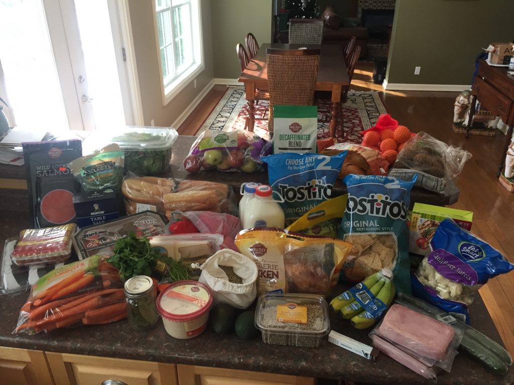 groceries week 5--www.thethreeyearexperiment.com