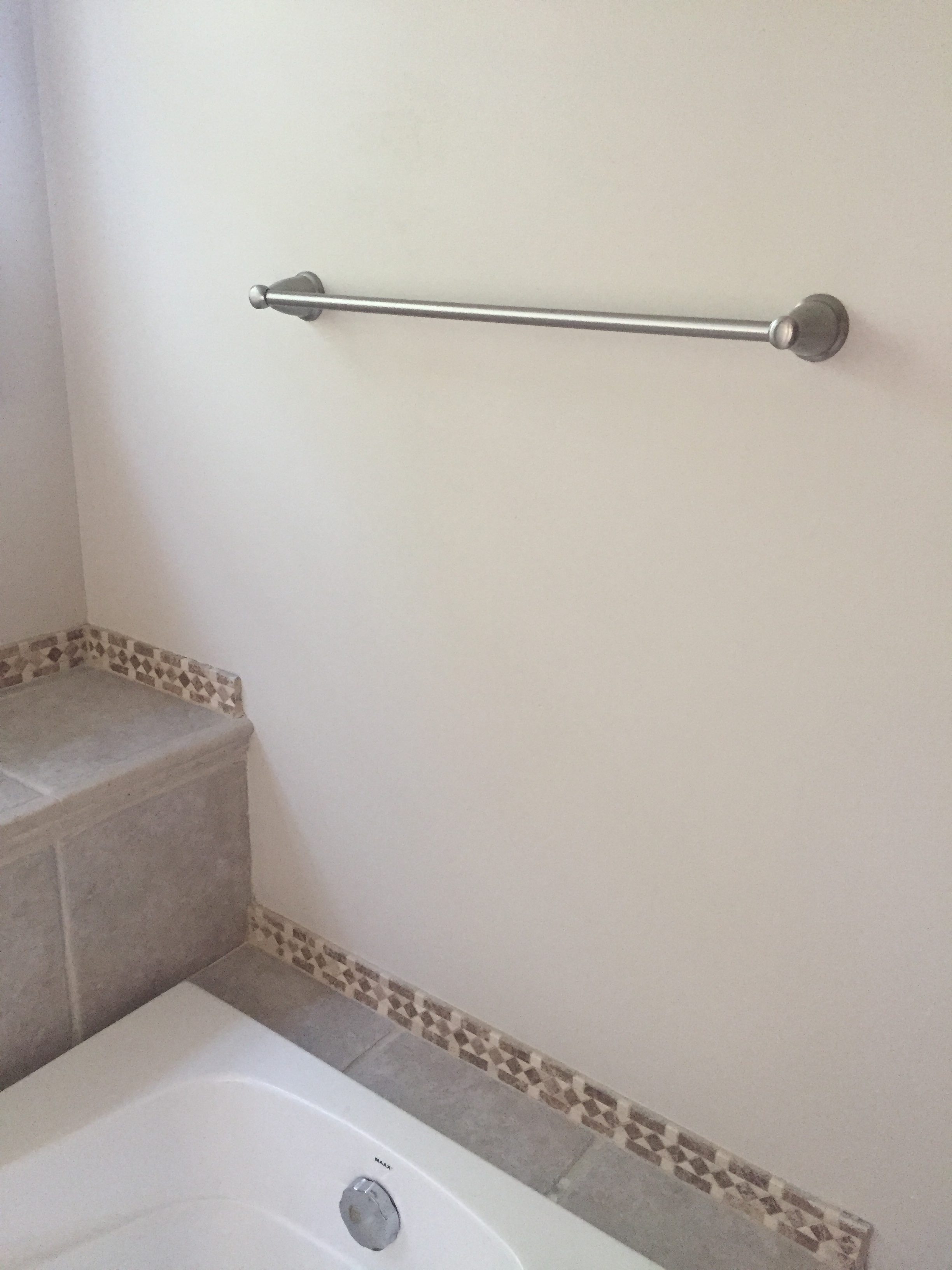 towel rack www.thethreeyearexperiment.com