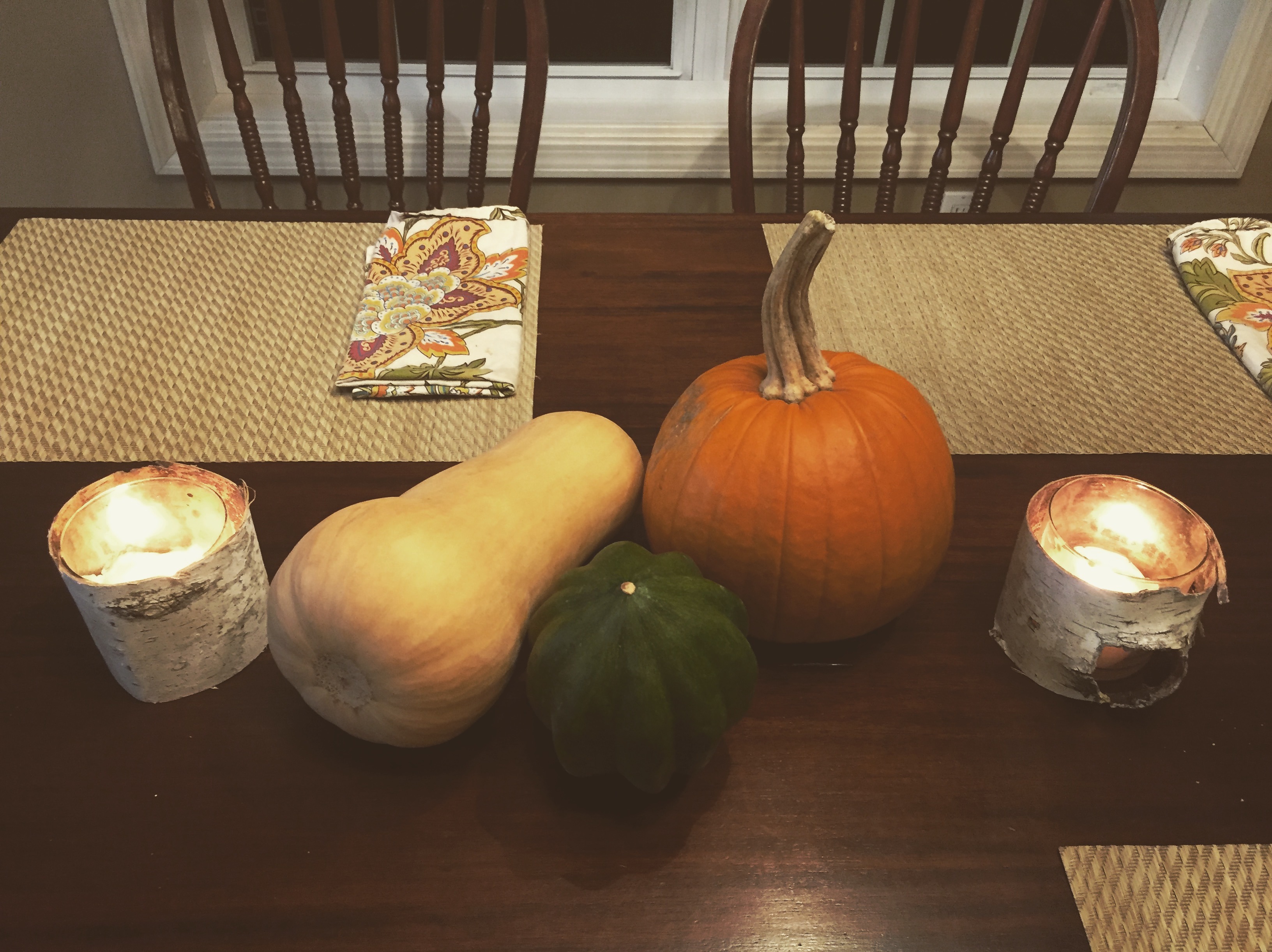 Frugal decorating pumpkin www.thethreeyearexperiment.com