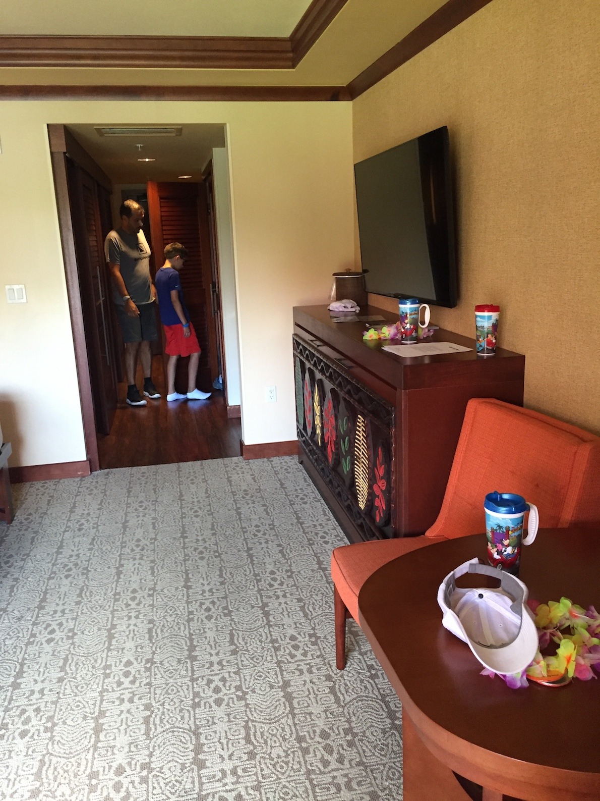 Our room at the Polynesian View 2 www.thethreeyearexperiment.com
