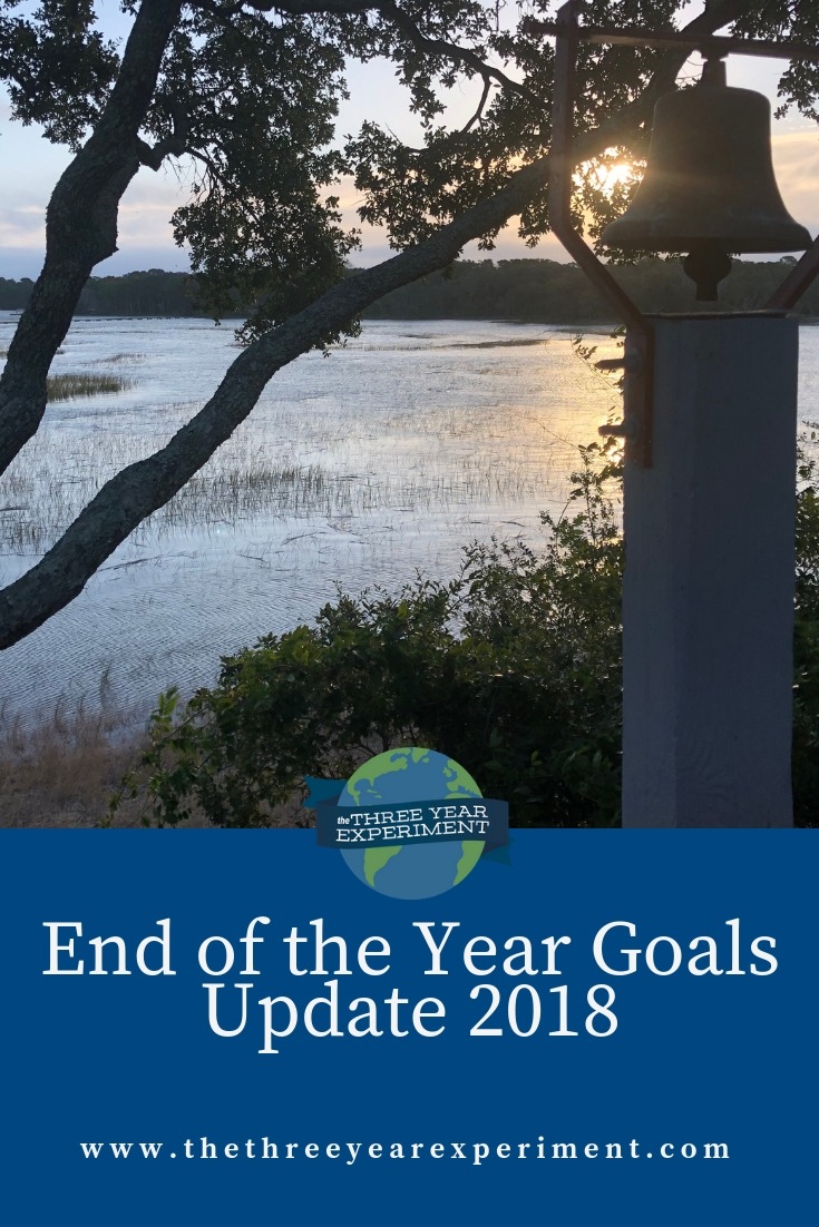 How did we do on our goals for this year? Time for an End of the Year Goals Update for 2018. @lauriethreeyear #goals #goalsetting #settinggoals #financialgoals